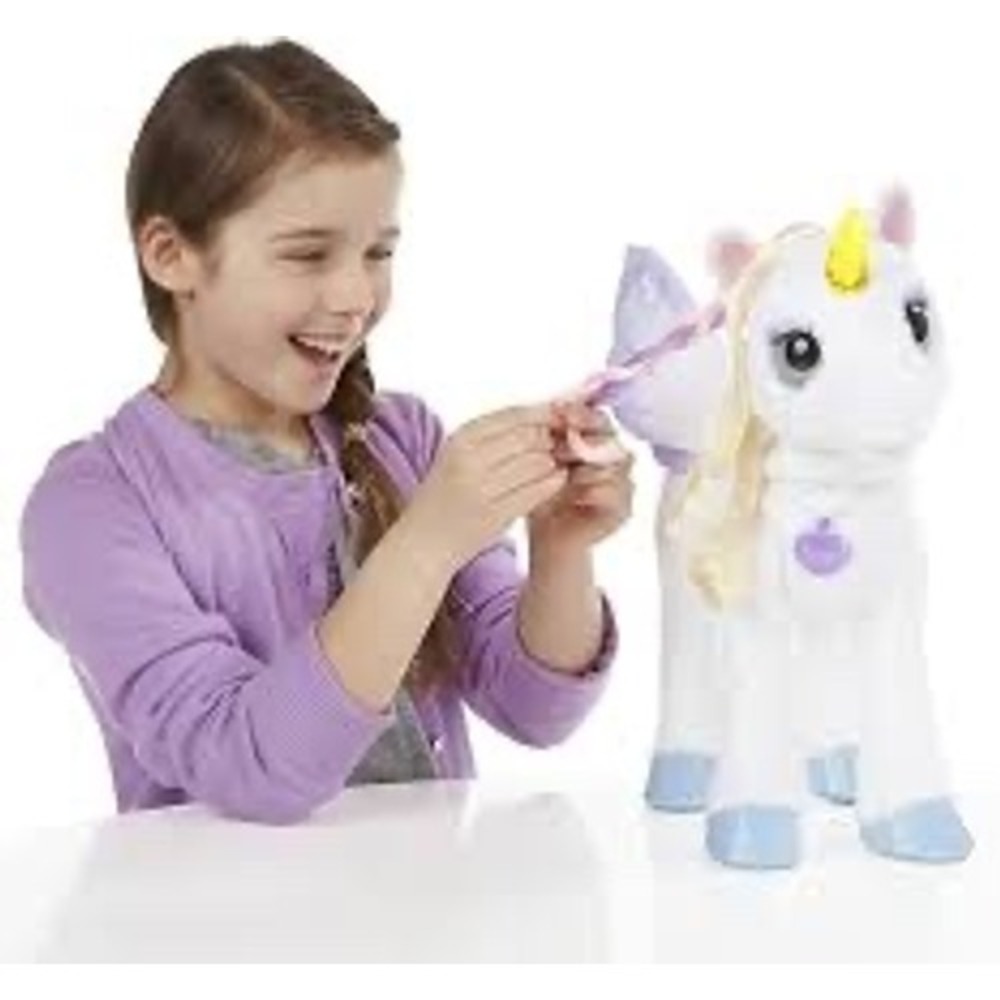 FurReal Friends StarLily My Magical Unicorn Interactive Plush Toy Light up horn - Picture 7 of 7